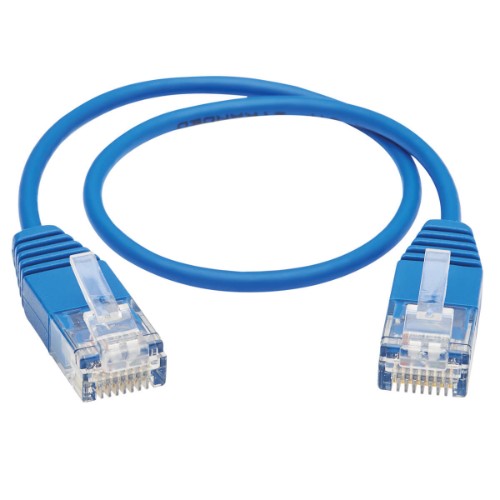 Tripp Lite N261-UR01-BL networking cable Blue 11.8" (0.3 m) Cat6a U/UTP (UTP)