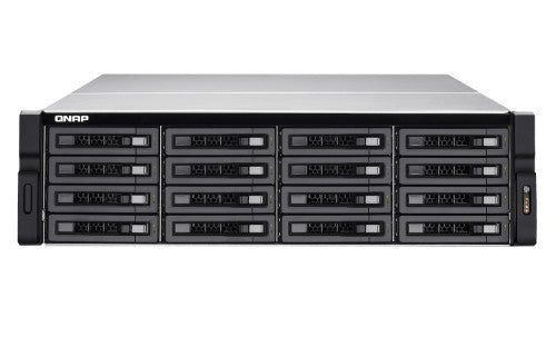 QNAP TS-EC1680U R2 NAS Rack (3U) Ethernet LAN Black, Gray E3-1246V3