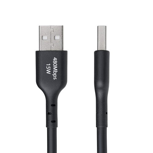 StarTech.com USB2AC15FBKE USB cable USB 2.0 181.1" (4.6 m) USB A USB C 0.48 Gbit/s Black