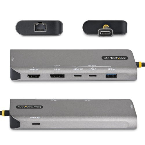 StarTech.com 174B-USB4-MULTIPORT laptop dock/port replicator Wired Gray