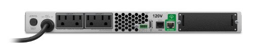 APC SMT1500RM1UC uninterruptible power supply (UPS) Line-Interactive 1.44 kVA 1000 W 4 AC outlet(s)
