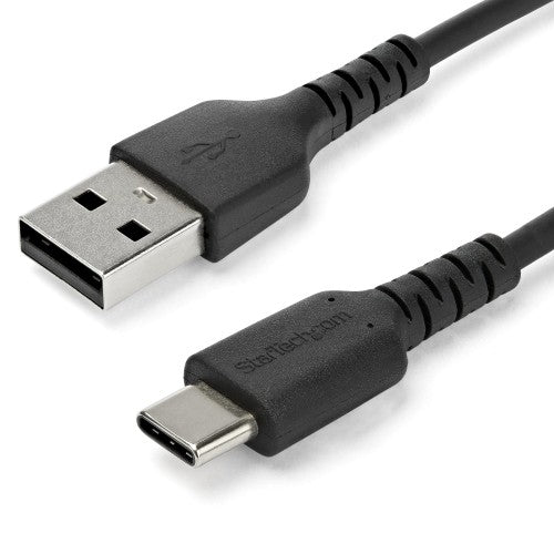 StarTech.com RUSB2AC1MB USB cable USB 2.0 39.4" (1 m) USB A USB C Black