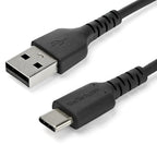 StarTech.com RUSB2AC2MB USB cable USB 2.0 78.7" (2 m) USB A USB C 0.48 Gbit/s 60 W Black