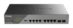 D-Link DSS-200G-10MP/E network switch Managed L2 Gigabit Ethernet (10/100/1000) Power over Ethernet (PoE) 1U Gray