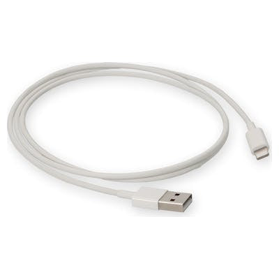 AddOn Networks USB2LGTSL1MW lightning cable 39.4" (1 m) White