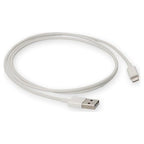 AddOn Networks USB2LGTSL1MW lightning cable 39.4" (1 m) White