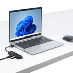 StarTech.com H5A4A-USB-HUB interface hub USB 3.2 Gen 1 (3.1 Gen 1) Type-A 5000 Mbit/s Black
