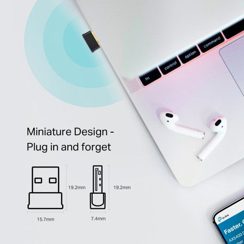 TP-Link Archer T2UB Nano WLAN / Bluetooth 433 Mbit/s