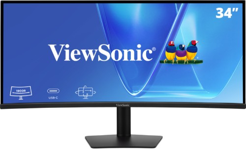 Viewsonic VG Series VG3420C computer monitor 34" 3440 x 1440 pixels UltraWide Quad HD LED Black