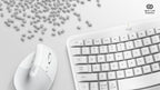 Logitech ERGO 920-013611 keyboard Mouse included Universal Bluetooth QWERTY US English White
