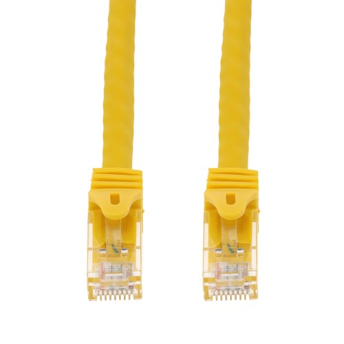AddOn Networks ADD-1FCAT6ASN-YW networking cable Yellow 11.8" (0.3 m) Cat6a U/UTP (UTP)