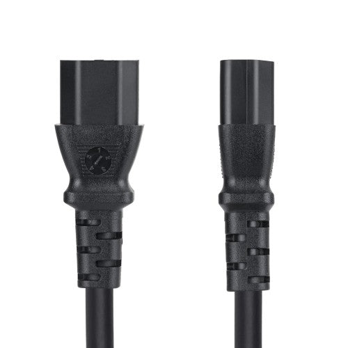 StarTech.com C14LC1318G10ABK6FT power cable Black 70.9" (1.8 m) C14 coupler C13 coupler