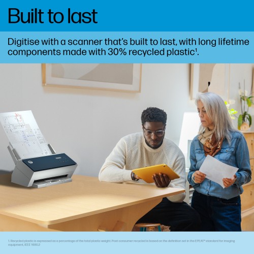 HP ScanJet Enterprise Flow 9000 s1 Sheet-fed scanner 600 x 600 DPI A3 Blue, White