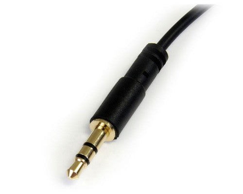 StarTech.com MU1MMSRA audio cable 11.8" (0.3 m) 3.5mm Black