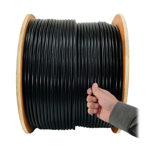 Tripp Lite N022-01K-BK networking cable Black 12007.9" (305 m) Cat5e