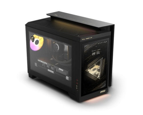 MSI MEG VISION X AI 2NVZ9-045US PC Intel Core Ultra 9 285K 64 GB DDR5-SDRAM 2 TB SSD NVIDIA GeForce RTX 5090 Windows 11 Pro Desktop Black