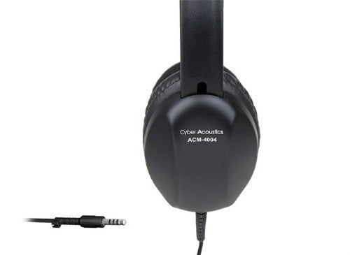 Cyber Acoustics ACM-4004 headphones/headset Wired Head-band Black