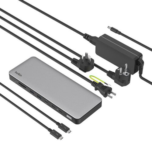 Belkin INC030TTSGY interface hub Thunderbolt 4 Gray