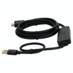 AddOn Networks USB32HDMI2M video cable adapter 78.7" (2 m) USB Type-A HDMI Black