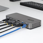 StarTech.com 199N-USBC-DOCK laptop dock/port replicator Wired USB 3.2 Gen 2 (3.1 Gen 2) Type-C Gray