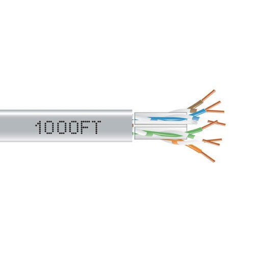 Black Box GigaTrue Cat6a networking cable Gray 12000" (304.8 m) U/UTP (UTP)