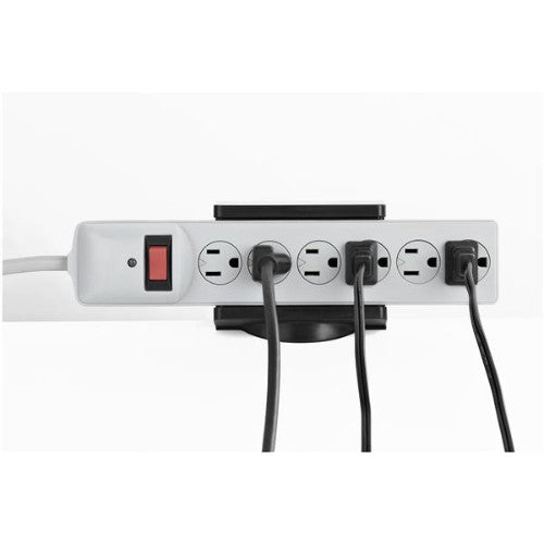 StarTech.com PWRSTRPCLMP cable organizer Desk Black 1 pc(s)