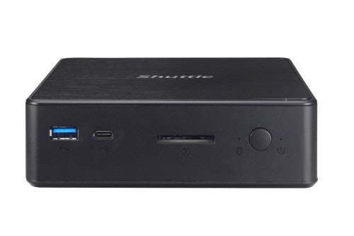 Shuttle NC10U5 PC/workstation barebone Black i5-8265U Intel SoC BGA 1528 1.6 GHz