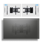StarTech.com 65SAP2-TV-WALL-MOUNT TV mount/stand 65" Black, Silver