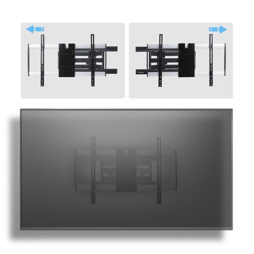 StarTech.com 65SAP2-TV-WALL-MOUNT TV mount/stand 65" Black, Silver
