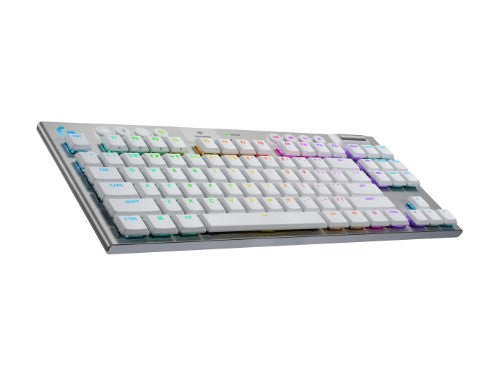 Logitech G 920-012732 keyboard Gaming RF Wireless + Bluetooth QWERTY English White