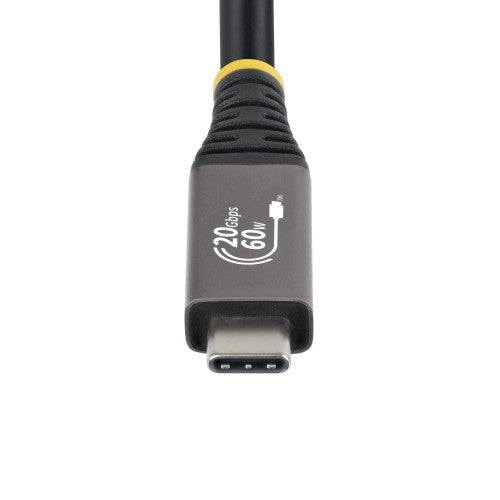 StarTech.com CC10FT20GUSB4CX USB cable USB4 Gen 3x2 118.1" (3 m) USB C 20 Gbit/s 60 W Black