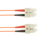Black Box SC-SC, 2-m InfiniBand/fibre optic cable 78.7" (2 m) OFNR Orange