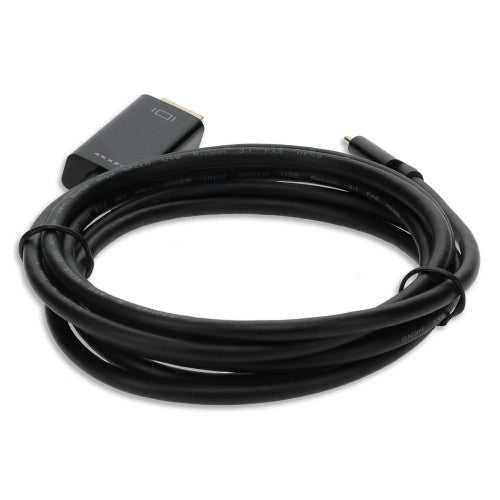 AddOn Networks USBC2H4MM6F-AA video cable adapter 70.9" (1.8 m) USB Type-C HDMI Black
