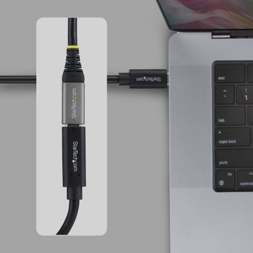 StarTech.com USB440GCMCF2F USB cable USB4 Gen 3x2 23.6" (0.6 m) USB C 40 Gbit/s 240 W Black