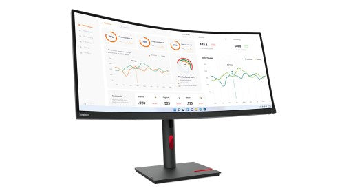 Lenovo ThinkVision T34w-30 LED display 34" 3440 x 1440 pixels Wide Quad HD Black