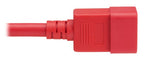 Eaton P035-003-ARD power cable Red 35.4" (0.9 m) IEC C20 C21 coupler