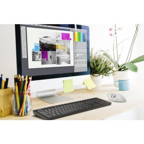 Kensington Ergo TB450 mouse Office Right-hand RF Wireless + Bluetooth Optical 1600 DPI