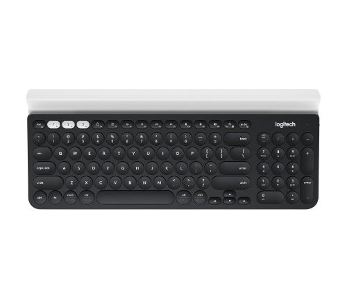 Logitech 920-008149 keyboard Universal RF Wireless + Bluetooth QWERTY English Dark Gray
