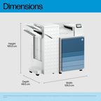 HP LaserJet Enterprise 8501x+ Black and white Printer