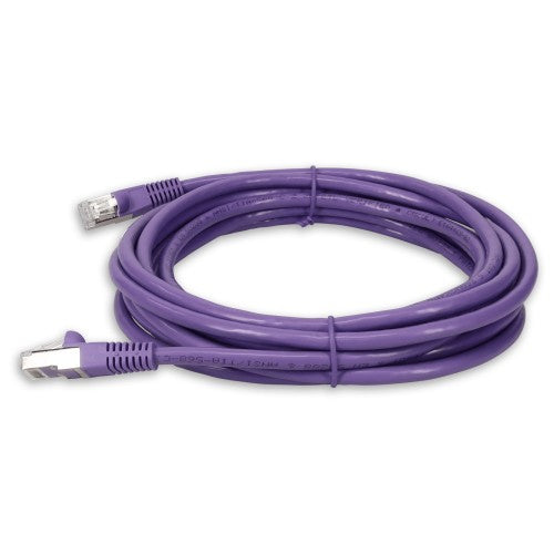 AddOn Networks ADD-15FCAT6S-PE-TAA networking cable Purple 181.1" (4.6 m) Cat6 S/UTP (STP)