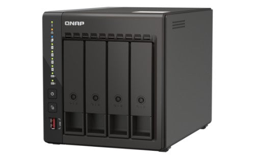 QNAP QVP-41C-US NAS/storage server Tower Intel® Celeron® J6412 8 GB DDR4 0 TB Black