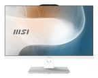 MSI Modern AM242TP 1M-1200US Intel Core 3 100U 23.8" 1920 x 1080 pixels Touchscreen All-in-One PC 8 GB DDR5-SDRAM 512 GB SSD Windows 11 Home Wi-Fi 6E (802.11ax) White