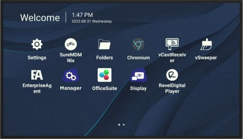 Viewsonic CDE9830 signage display 98" Wi-Fi 500 cd/m² 4K Ultra HD Black Built-in processor Android 11