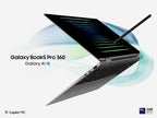 Samsung Galaxy Book5 Pro 360 Intel Core Ultra 7 258V Hybrid (2-in-1) 16" Touchscreen WQXGA+ 32 GB LPDDR5x-SDRAM 1 TB SSD Wi-Fi 7 (802.11be) Windows 11 Pro Gray