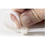 StarTech.com CBMZTRB6 cable tie Releasable cable tie Nylon, Plastic White 100 pc(s)