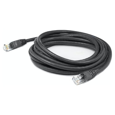 AddOn Networks ADD-100FSLCAT6-BK networking cable Black 1200" (30.5 m) Cat6 U/UTP (UTP) Round