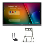 Viewsonic IFP9850-E4 signage display Interactive flat panel 98" LED Wi-Fi 350 cd/m² 4K Ultra HD Black Touchscreen Built-in processor Android 8.0