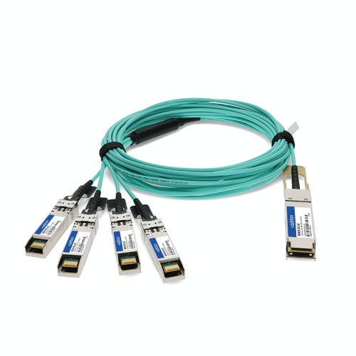 AddOn Networks 845420-B21-AO InfiniBand/fibre optic cable 275.6" (7 m) QSFP28 4x SFP28 AOC Aqua color