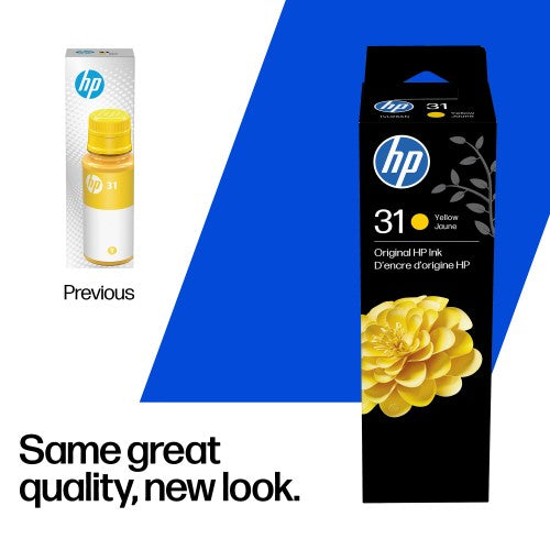 HP 31 70-ml Yellow Original Ink Bottle