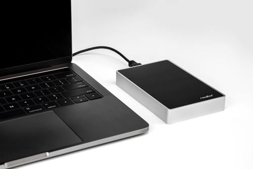 Rocstor Rocsecure EX31, 2TB HDD external hard drive Black, White